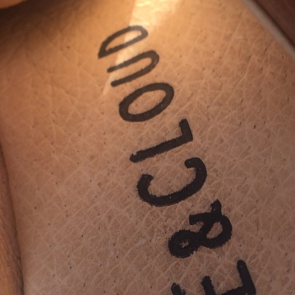 Musse & Cloud Tan Leather Slip on Slide SZ 38 - Picture 3 of 5